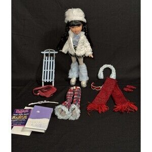 2003 Bratz Wintertime Wonderland Jade Doll with Accessories Almost Complete
